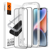 Spigen Glass tR AlignMaster HD 1 Pack FC Black iPhone 14/13 Pro/13