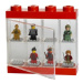 LEGO® sběratelská skříňka na 8 minifigurek - červená