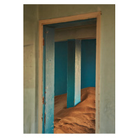 Paper Collective designové moderní obrazy Sand Village III (50 x 70 cm)