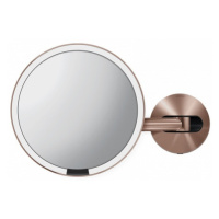 Kosmetické zrcátko Simplehuman Wall rose gold nerez ocel SHST3021