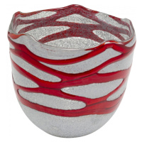KARE Design Skleněná váza Etna 19cm