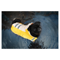 Vsepropejska Roy reflexní pláštěnka pro psa Barva: Žlutá, Délka zad (cm): 73, Obvod hrudníku: 10