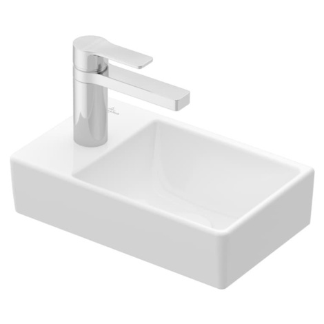 Umývátko Villeroy & Boch Avento 36x22 cm otvor pro baterii vlevo alpská bílá 43003R01