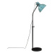 vidaXL Stojací lampa 25 W modrá patina 30 x 30 x 90–150 cm E27