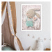 Obrazy na stěnu do dětského pokoje - Zajíček