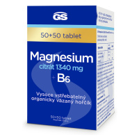 GS Magnesium citrát 1340 mg + B6 50+50 tablet