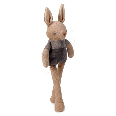 Panenka pletená zajíček Baby Threads Taupe Bunny ThreadBear 35 cm hnědý z jemné měkké bavlny od  ThreadBear design