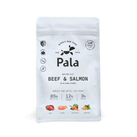 Raw krmivo pro psy Pala - #3 HOVĚZÍ A LOSOS množství: 400 g