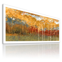 Obraz na plátně COLOR WOOD A různé rozměry Ludesign ludesign obrazy: 100x40 cm