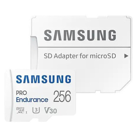 Samsung micro SDXC 256GB PRO Endurance + SD adaptér