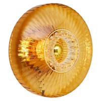 DESIGN BY US Nástěnné svítidlo New Wave Optic XL, jantarové, oční koule, zástrčka
