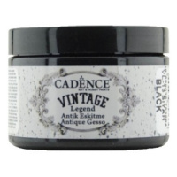 Kamínková barva Cadence Vintage Legend Antique gesso 150ml-black černá Aladine