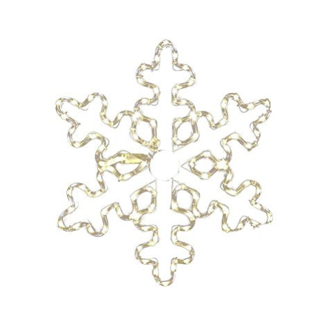 LED vánoční sněhová vločka do okna 96×LED, 17W, teplá bílá ACA