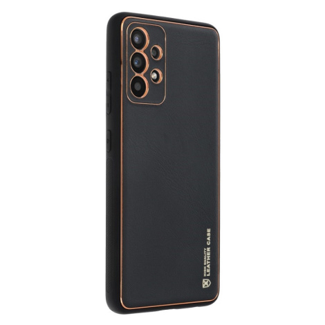 Pouzdro silikon Samsung A336 Galaxy A33 5G Forcell Leather koženka černé