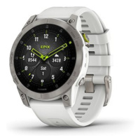 Garmin Epix Sapphire Titan/White Band