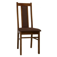 Židle MONEDULA, samoa king/hnědá látka