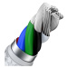 BASEUS kabel Cafule Series, USB-C - Lightning, M/M, nabíjecí, datový, 20W, 2m, bílá - CATLJK-B02