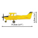 Cobi Cessna 172 Skyhawk-yellow, 1:48, 160 k