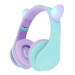 PowerLocus P2 Kids Cat Ears Purple/Teal