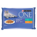 PURINA ONE 4 x 85 g - Sensitive kuřecí a tuňák