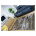 Dywany Lusczow Kusový koberec VOGUE 556 tmavě béžový / hnědý
