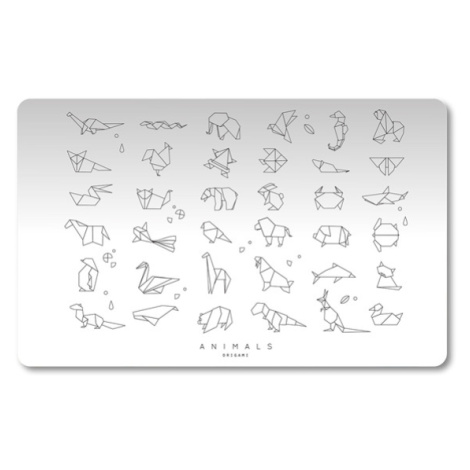 Podložka na stůl 60 × 45 cm, PP - Origami animals OXYBAG