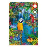 Educa Puzzle Genuine Bird Tropical Land 500 dílů 15512 barevné