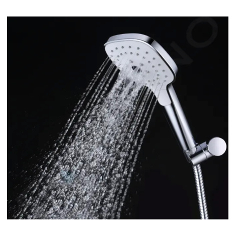 kielle 20418SE0 - Set sprchové hlavice, tyče a hadice, chrom/bílá