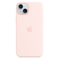 Apple silikonový kryt s MagSafe na iPhone 15 Plus světle růžový