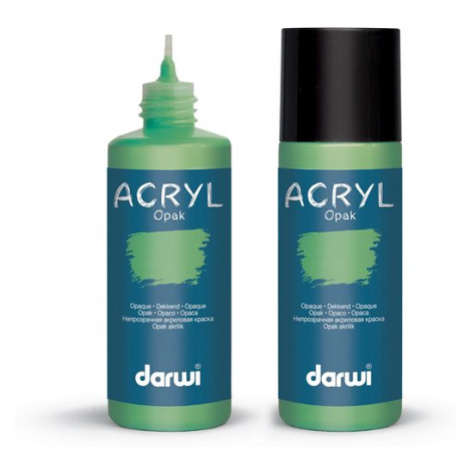 Akrylová barva DARWI ACRYL OPAK 80 ml, trávově zelená