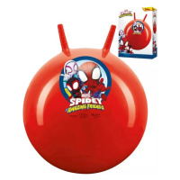JOHN Hopsadlo červené Spiderman skákací míč 50cm s úchyty v krabici