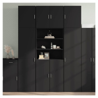 vidaXL Skříň highboard černá 80 x 42,5 x 249 cm kompozitní dřevo