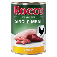 Výhodné balení Rocco Single Meat 12 x 400 g kuřecí