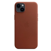Apple iPhone 14 Plus Kožený kryt s MagSafe cihlově hnědý