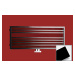 PMH Avento Frame AVFLB koupelnový radiátor 905x480 mm - černá pololesk (P.M.H.)