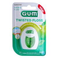 GUM Twisted Floss kroucená zubní nit (voskovaná), 30m