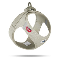 CURLI Postroj pro psy se sponou Air-Mesh Light Tan XS, 3-5kg