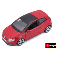 Bburago 1:24 VW Polo GTI Mark 5 červené 18-21059