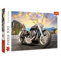 TREFL - Puzzle 500 - Černá motorka