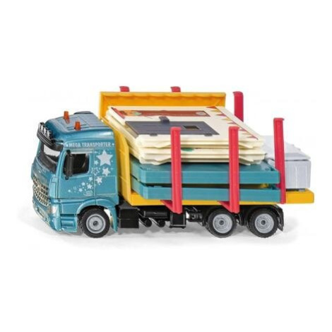 Siku Super 3562 - nákladní auto převáženící montovaný dům 1:50