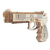 Woodcraft Dřevěné 3D puzzle Pistole M92F