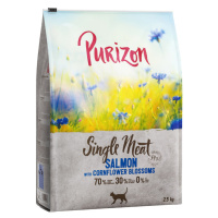 Purizon Adult/Kitten granule, 2,5 kg za skvělou cenu! - Single Meat losos s květy chrpy