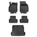 Set 3D gumové autokoberce rohož Renault Fluence Sedan 2009-2012