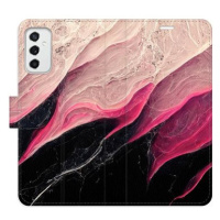 iSaprio flip pouzdro BlackPink Marble pro Samsung Galaxy M52 5G