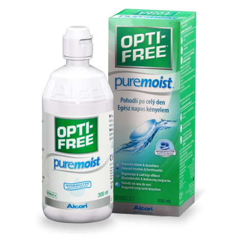 Alcon Opti-Free PureMoist roztok na kontaktní čočky 300 ml s pouzdrem