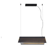 FARO BARCELONA Ludovico Povrchové závěsné svítidlo LED, 60 cm, černé