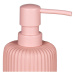 Koupelnový set CREMA pudrová růžová Mybesthome název: dávkovač na mýdlo
