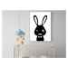 ELIS DESIGN sherlock králík na plakátě rozměr: 20 x 30 cm