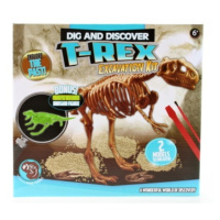 Archeologické tesání t-rex svítící