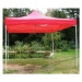 Tradgard CLASSIC 40973 Zahradní párty stan nůžkový - 3 x 3 m červený